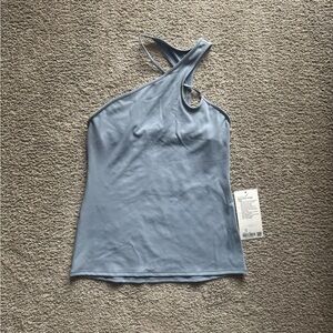NWT Lululemon Asymmetric Angle Tank Top - Chambray, Size 10